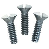 Leviton 88000-PRT Commercial Grade 1/2" Long Oval Head Milled Slot Wallplate Screws (Box of 100)